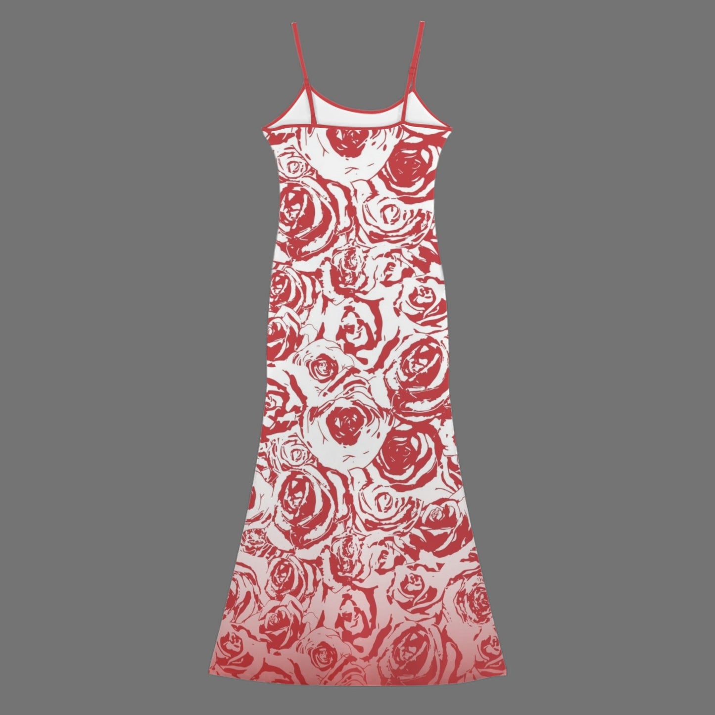 Red Roze. Long Slip Maxi Dress