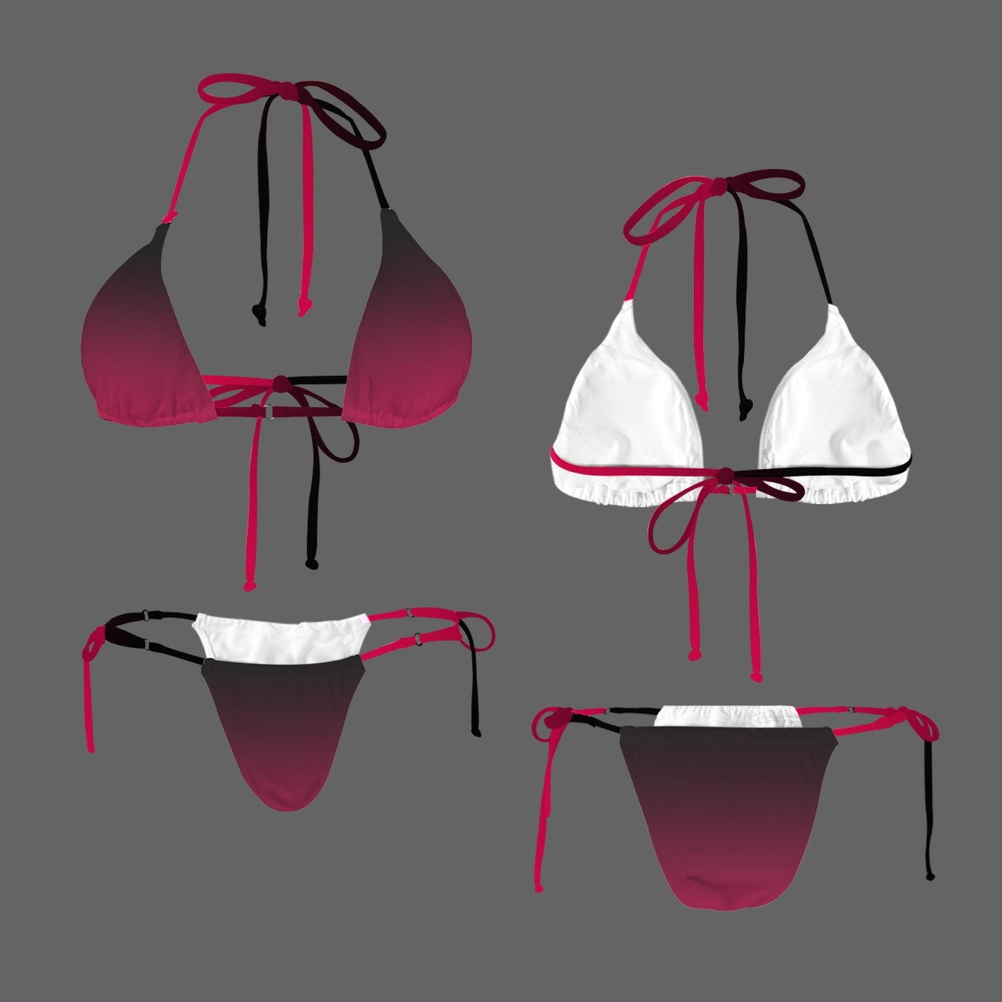 Genti. Two-Piece String Thong Bikini