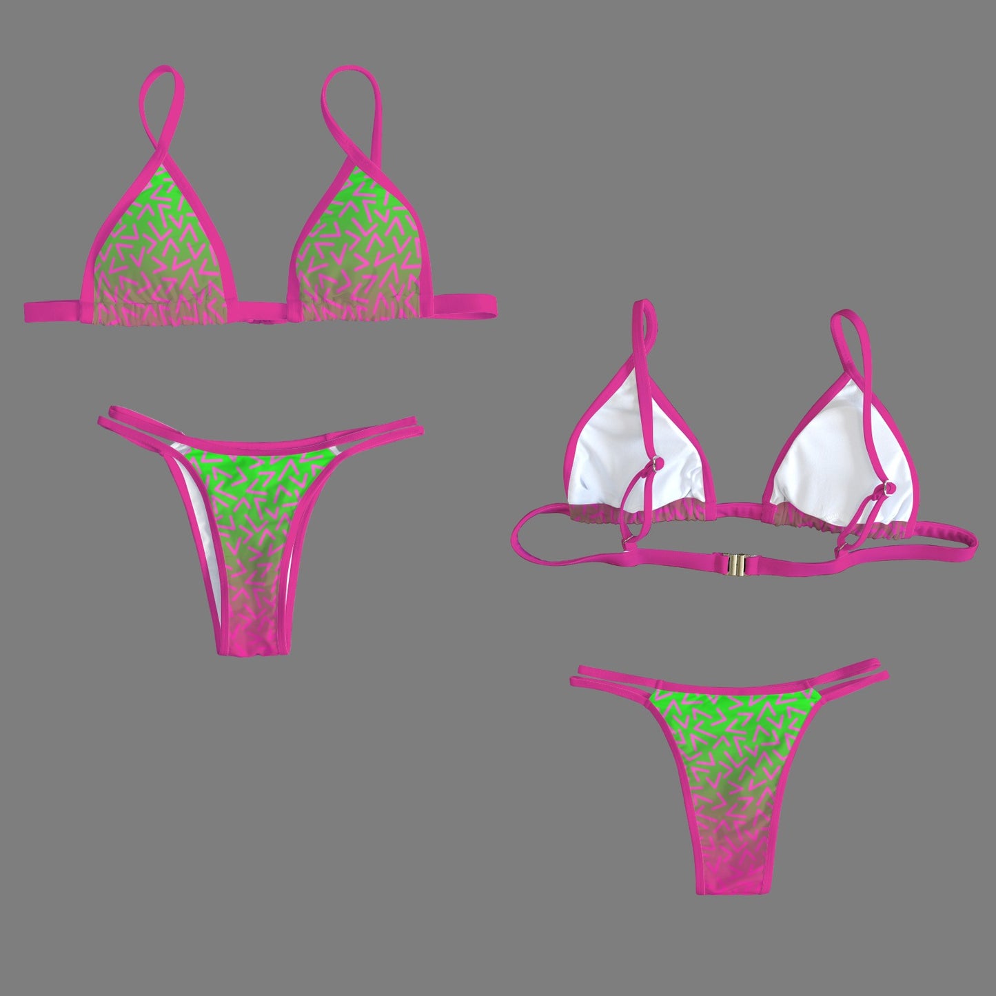 Hot Tink. Two-Piece Bikini Swimsuit
