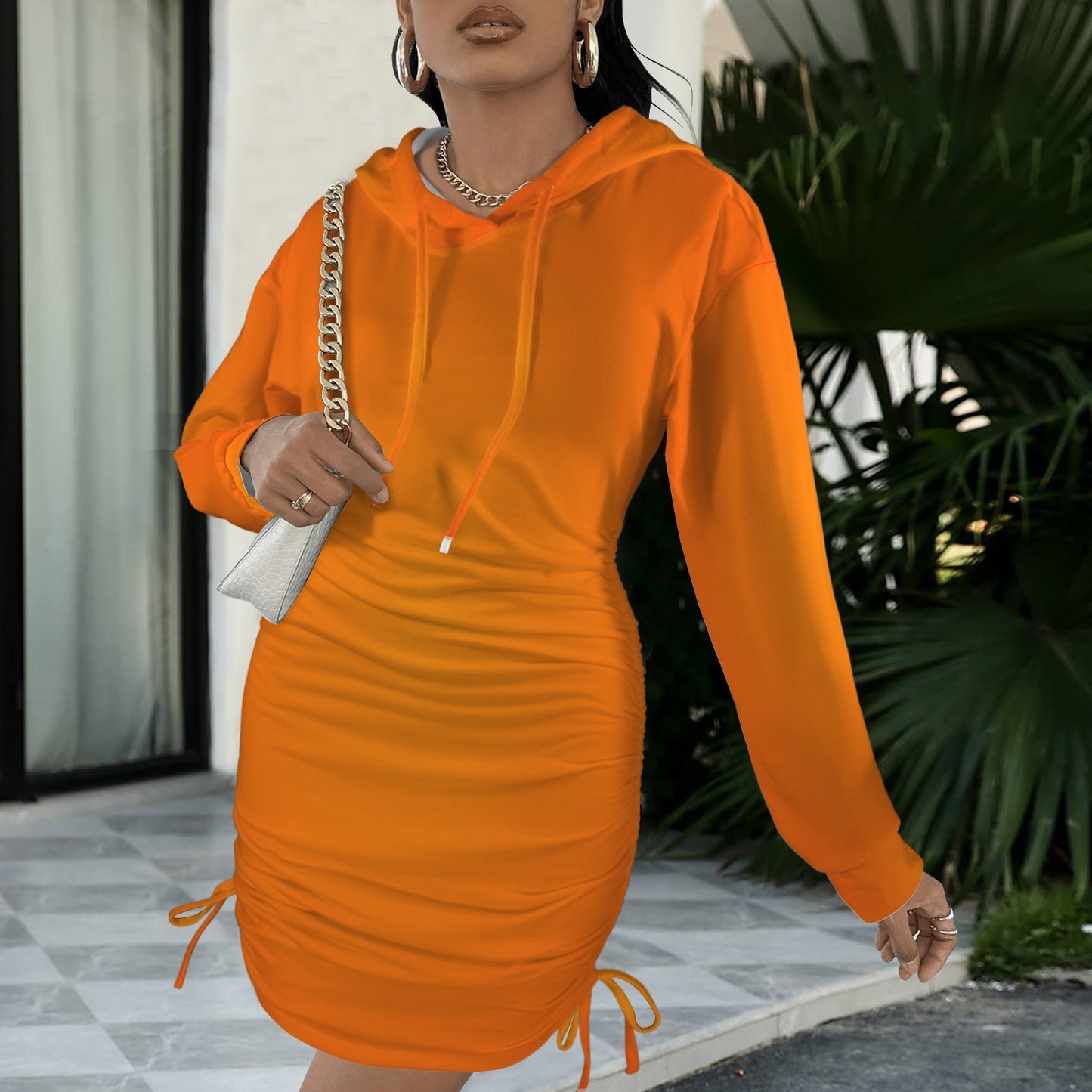 Orii. Hooded Dress