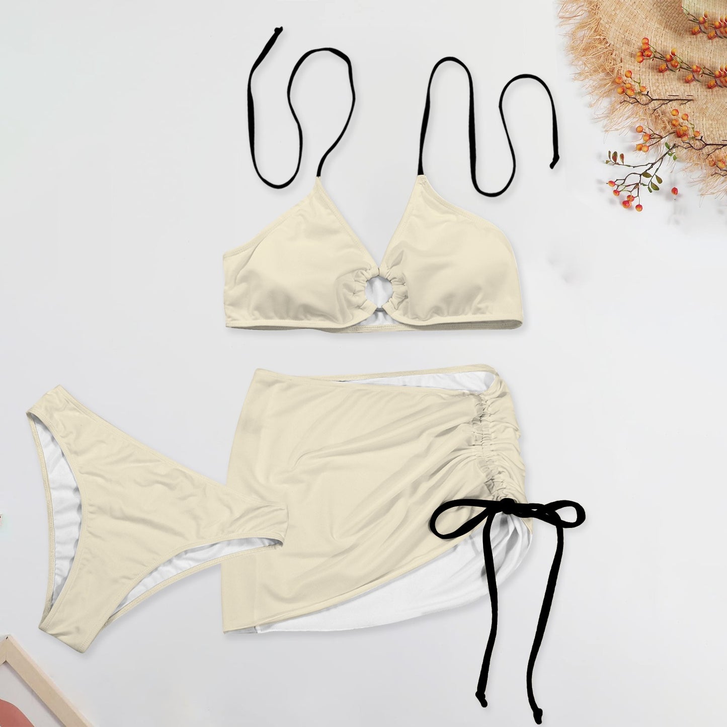 Jus Tan. Three Piece Swimsuit