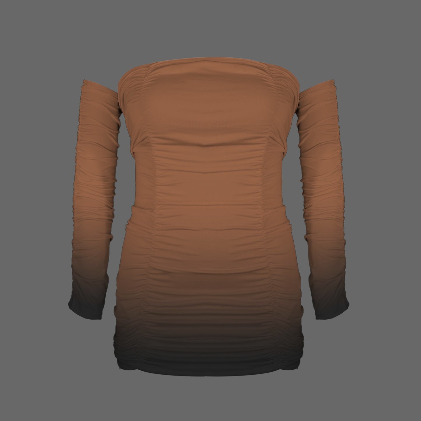 Plenti. Long Sleeve Tube-Top Bodycon Dress