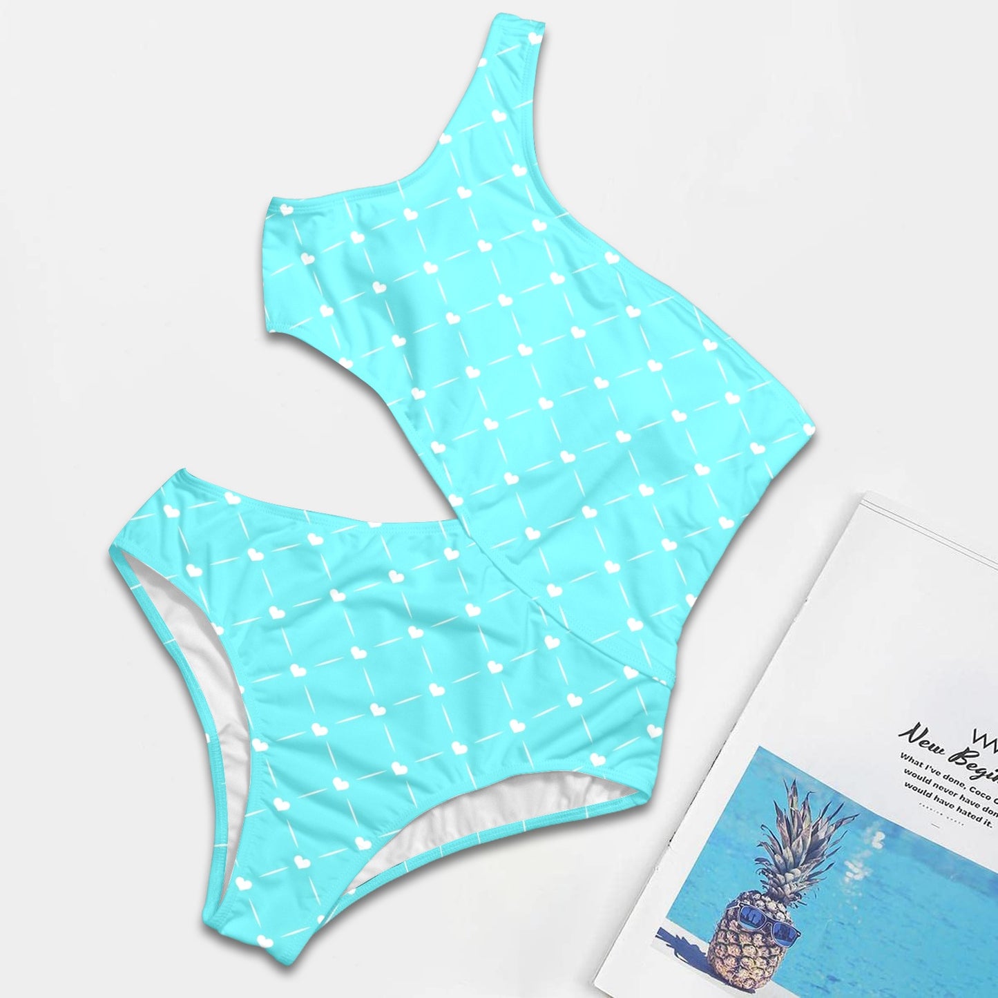 Tru Tiff Blu. One-Piece Swimsuit