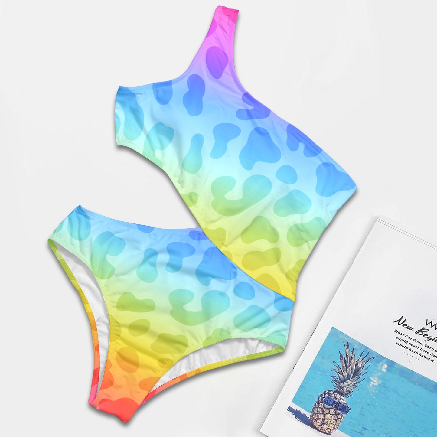 Leo Neo. One-Piece Cut Out Swimsuit