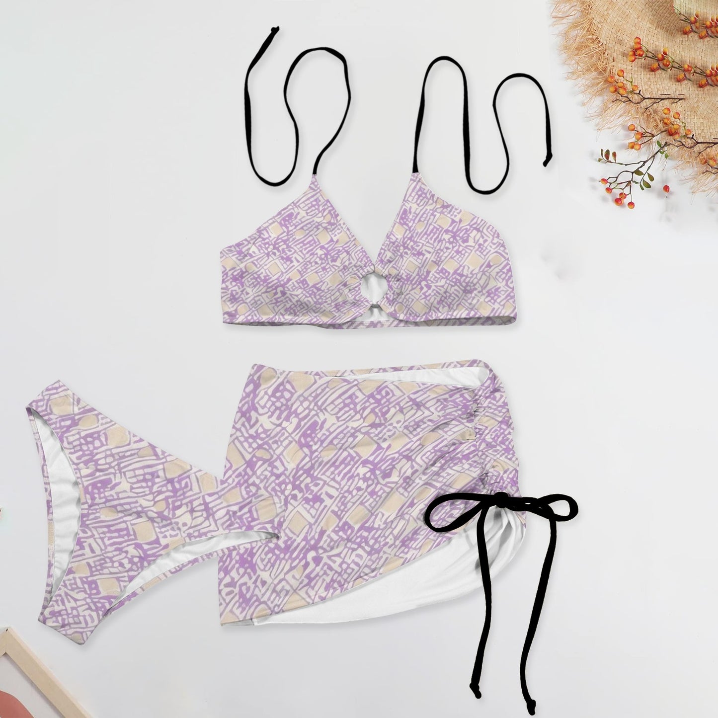 Traci. Three Piece Swimsuit