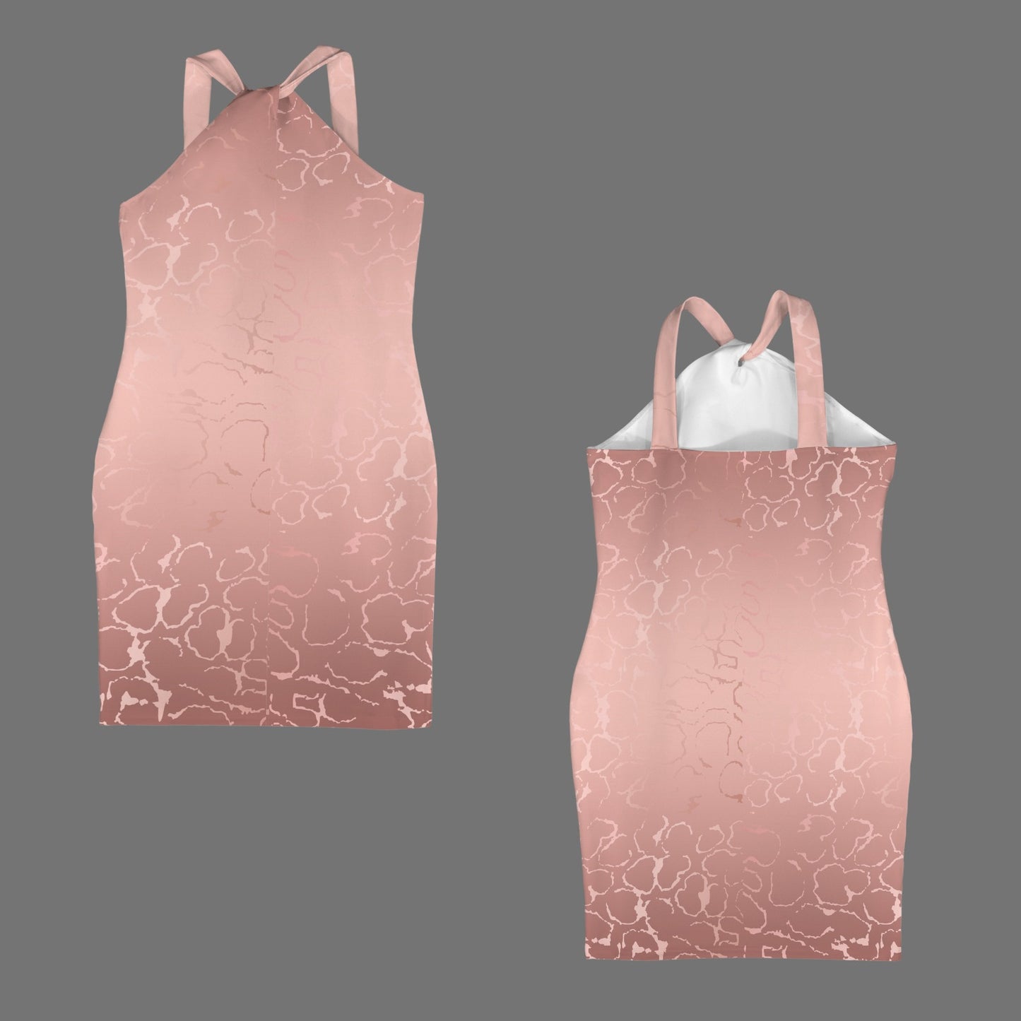 Rosee' Drop Neck Party Dress