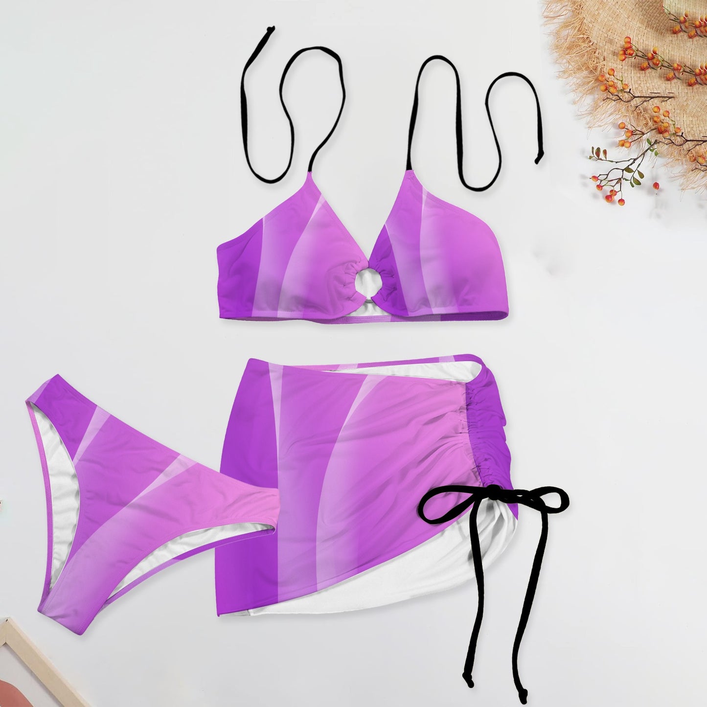 Tru Pur. Three Piece Swimsuit