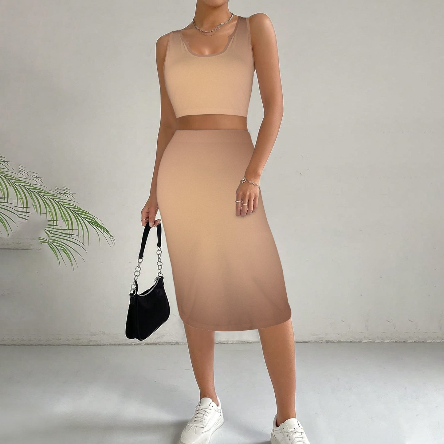 Nu Nude. Skirt Set