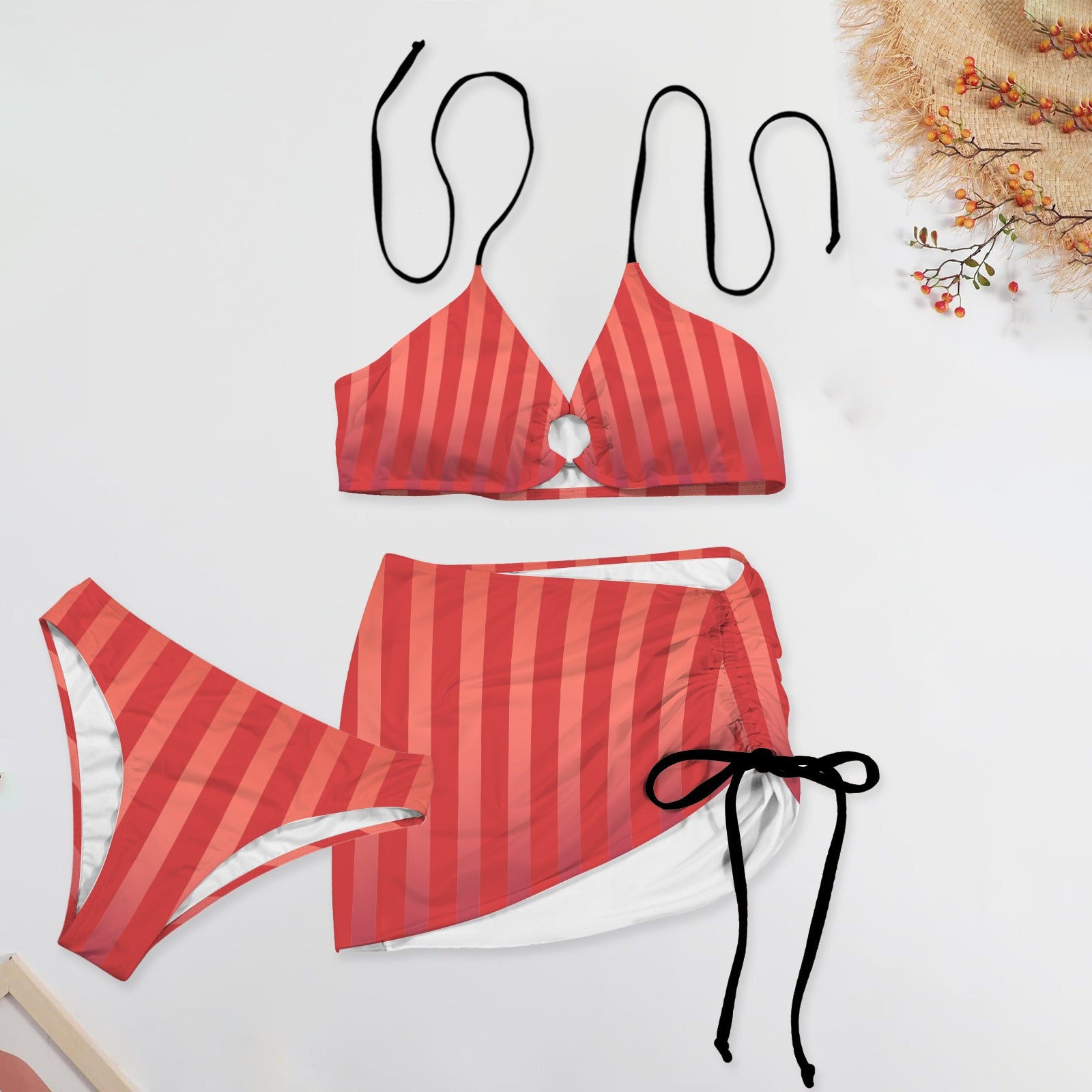 Shareda. Three Piece Swimsuit