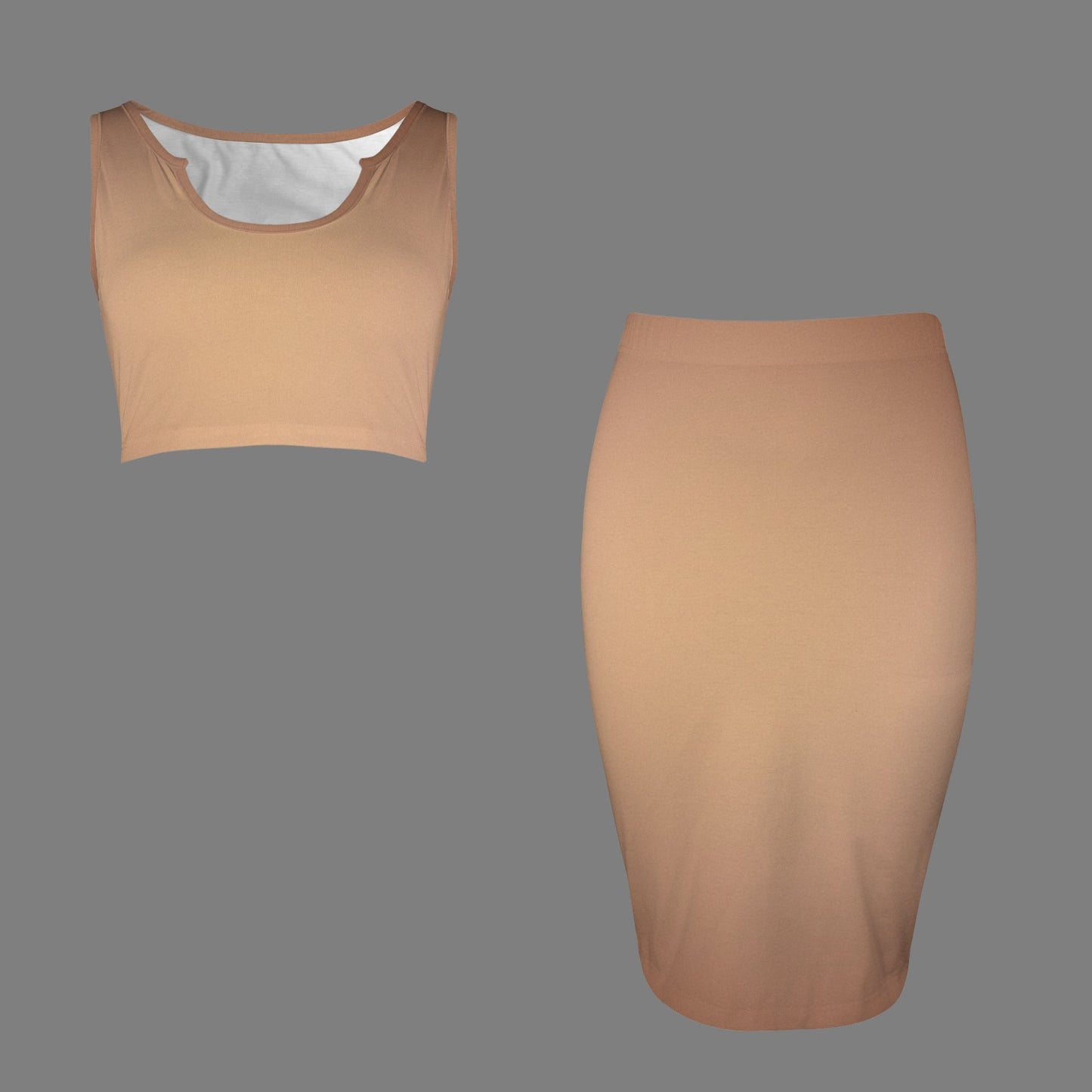 Nu Nude. Skirt Set