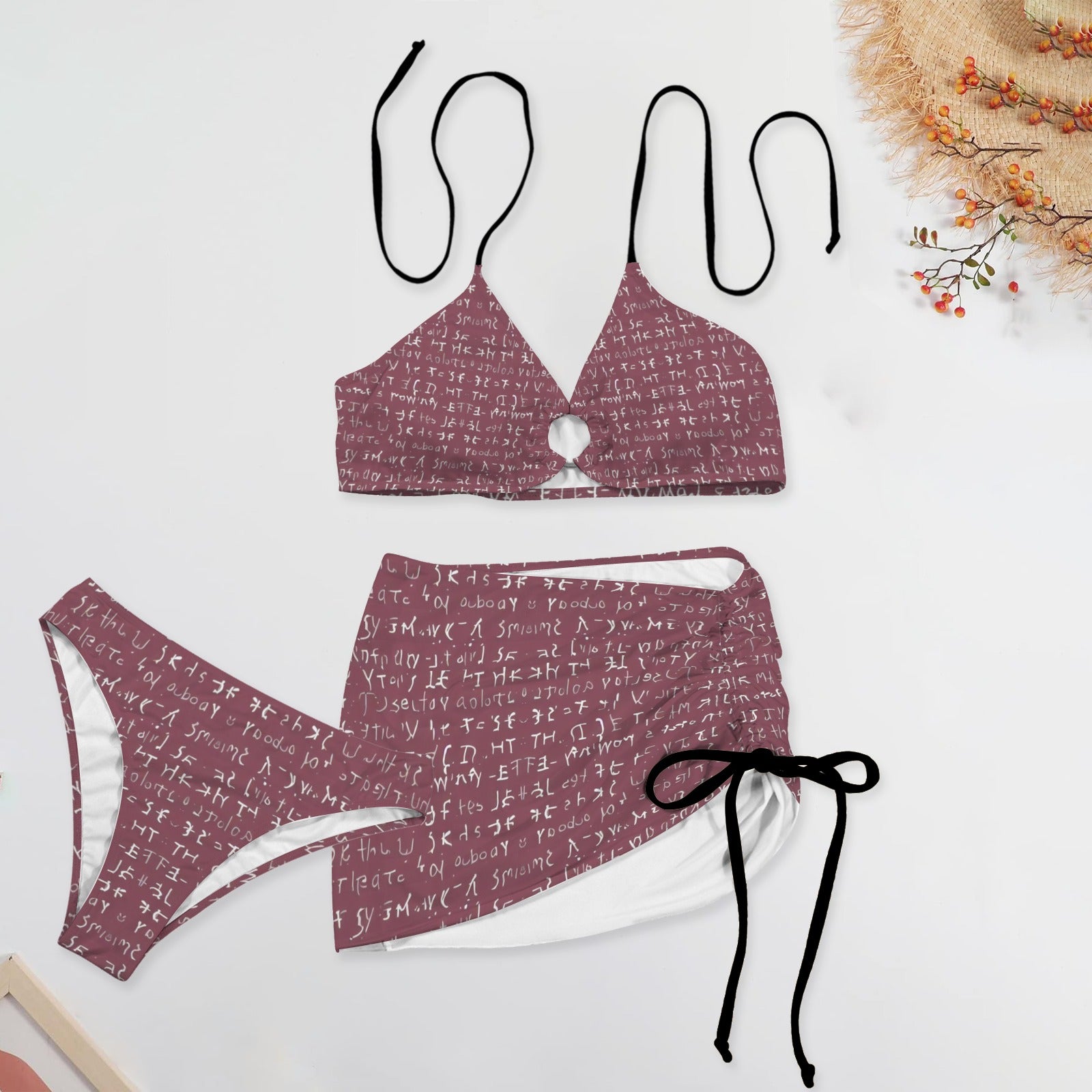 Burgun B. Three Piece Swimsuit