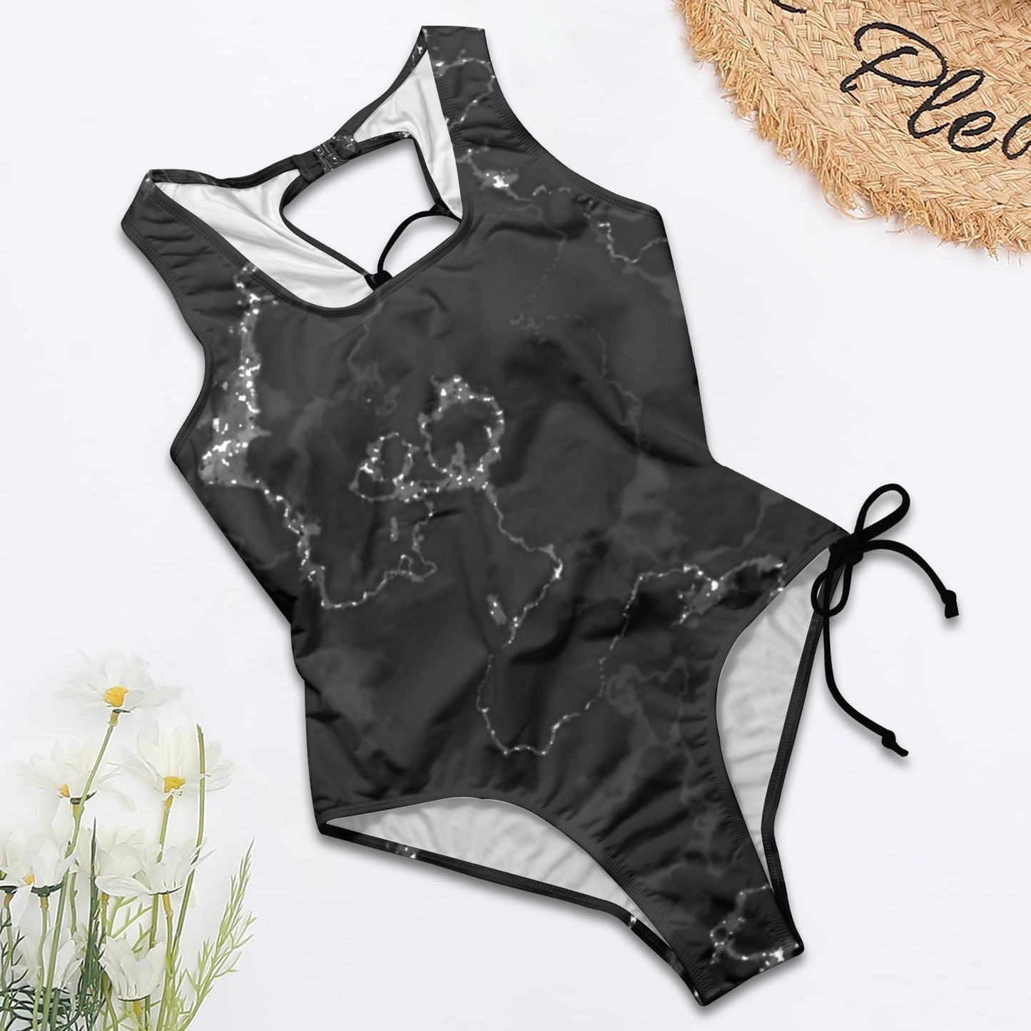 Statta. One-Piece Swimsuit Back Laced