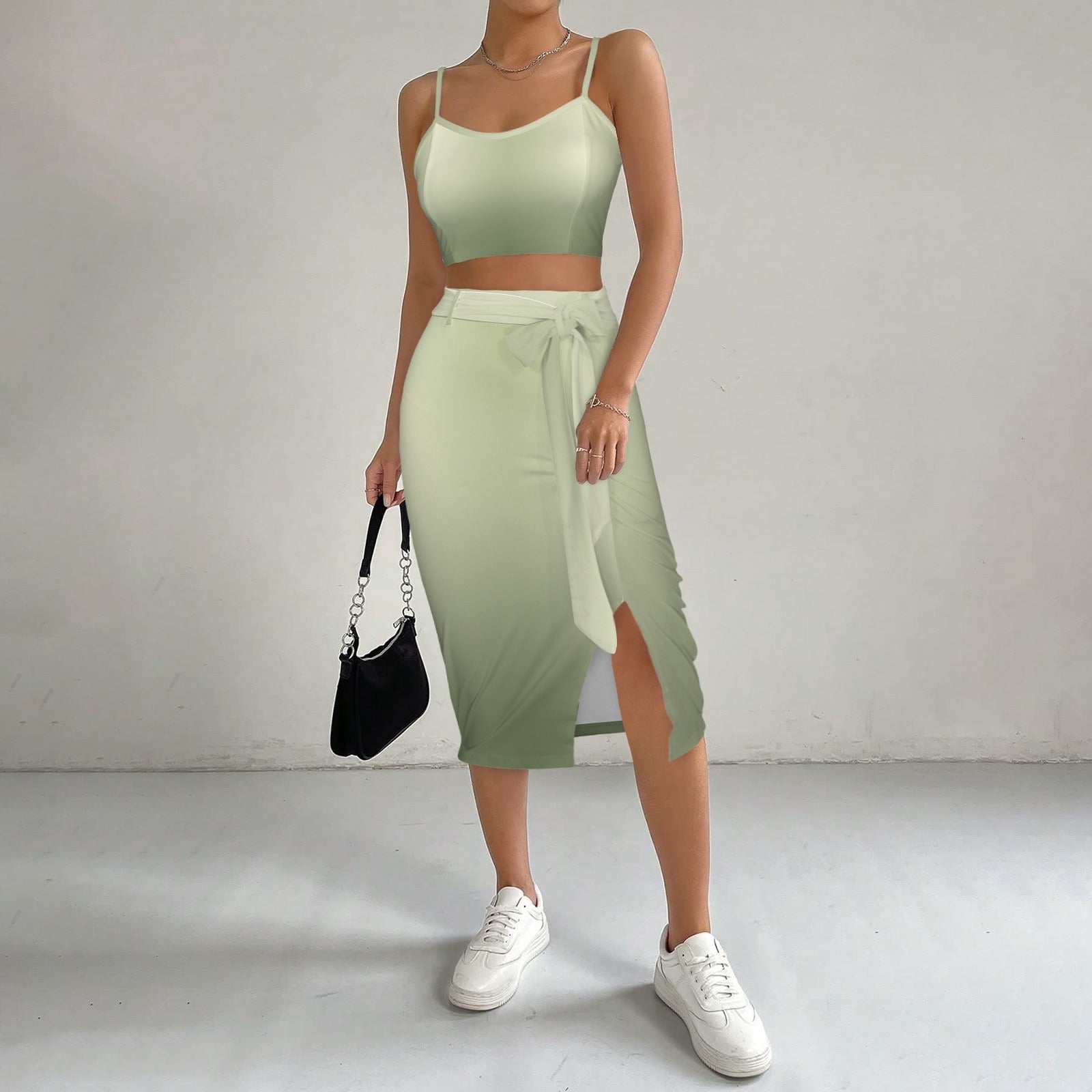 Sage Satore. Skirt Set