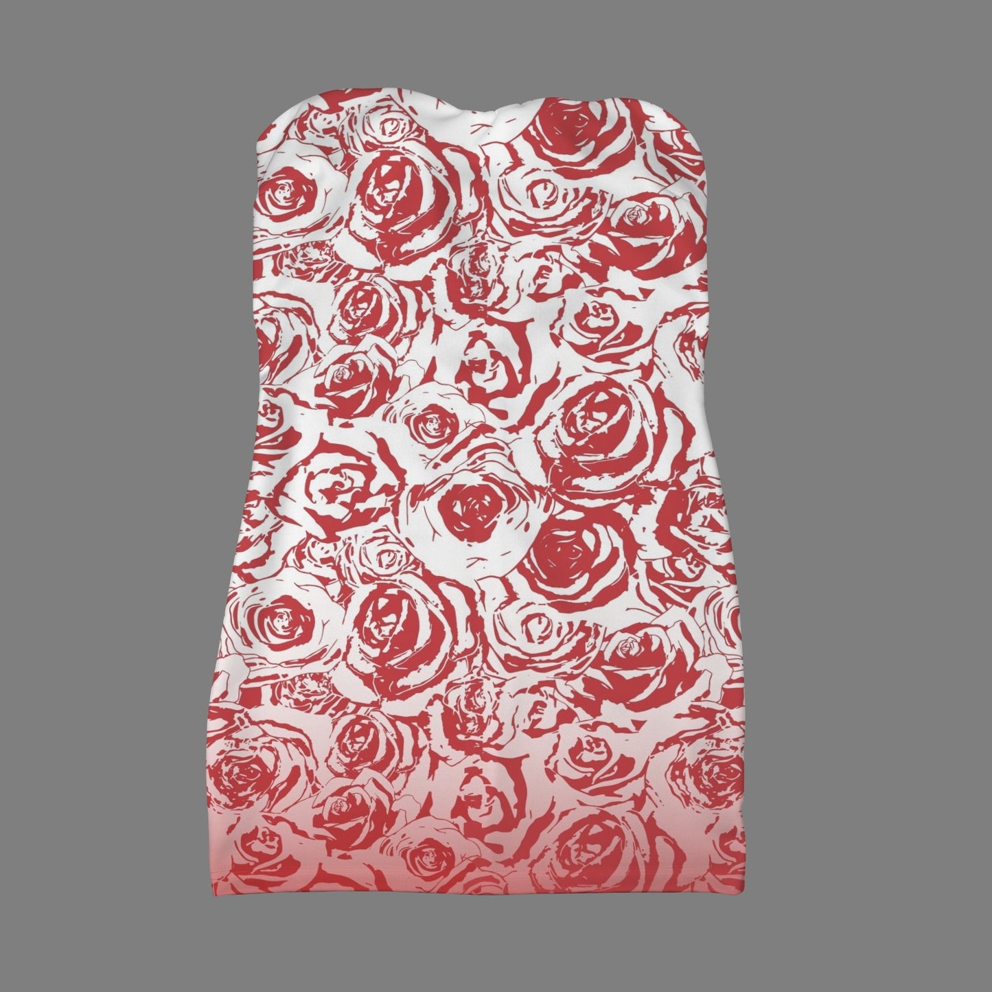 Red Roze. Tube Top Bodycon Dress