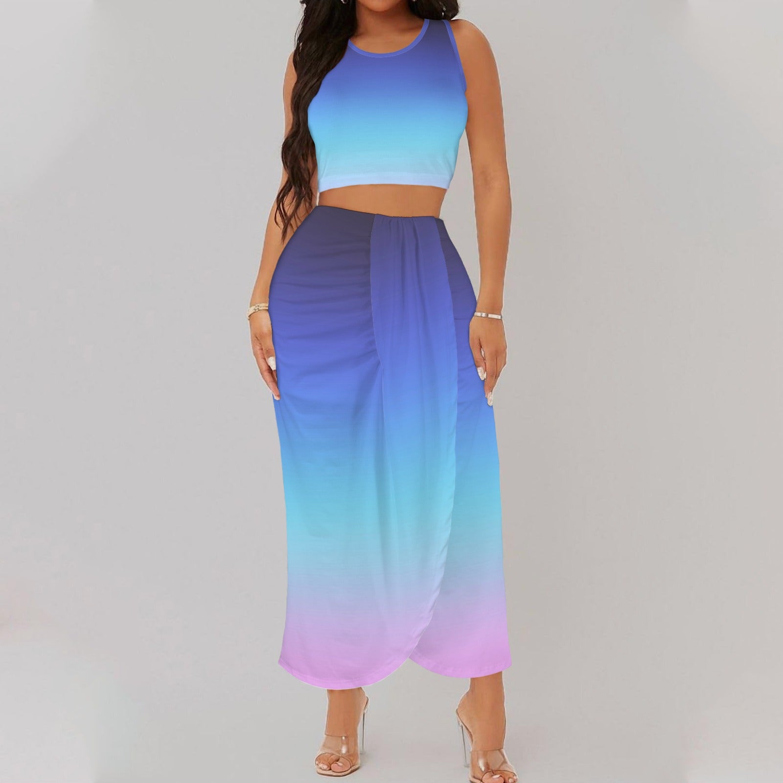 Suree. Long Skirt Set