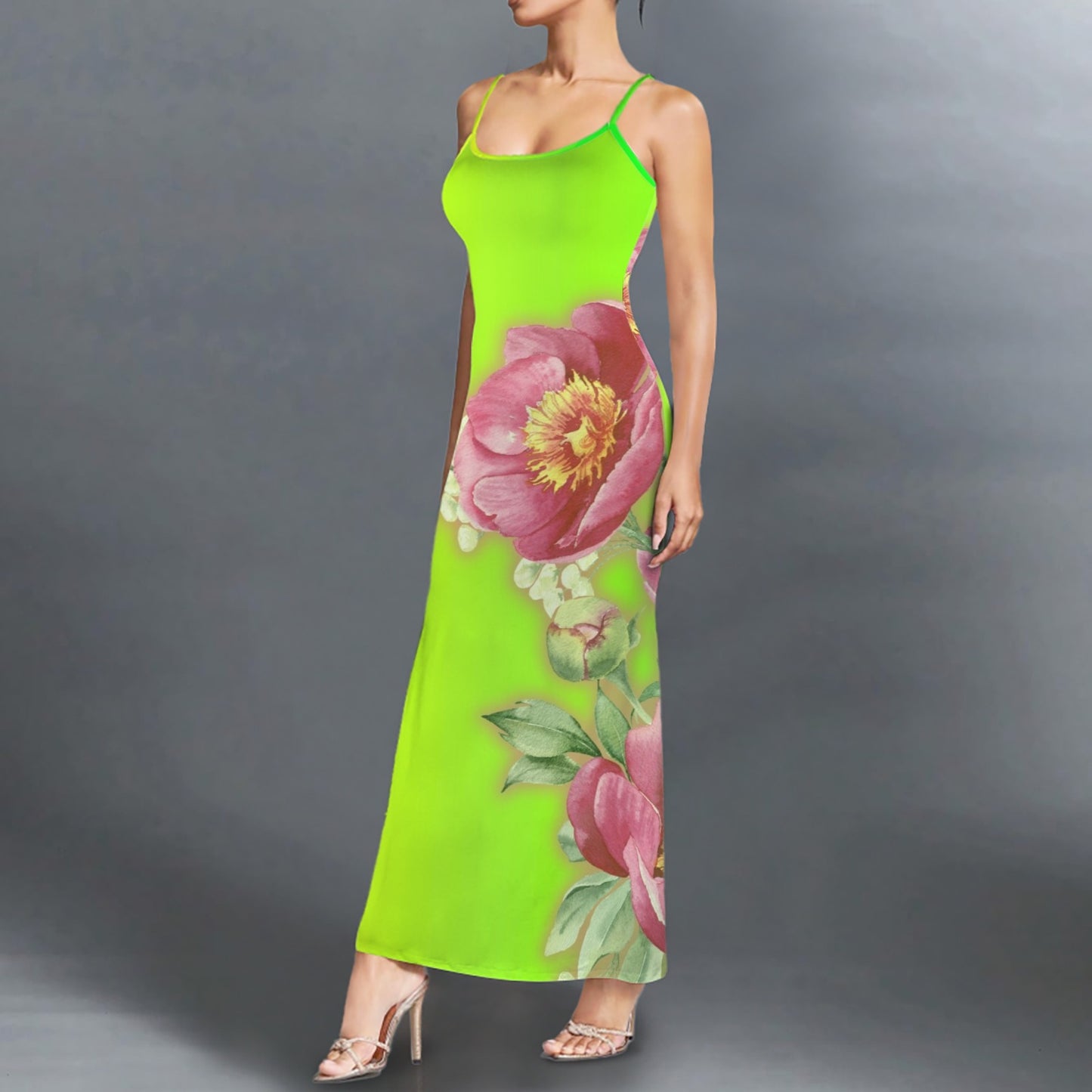 Flink Floral. Cami Long Maxi Dress