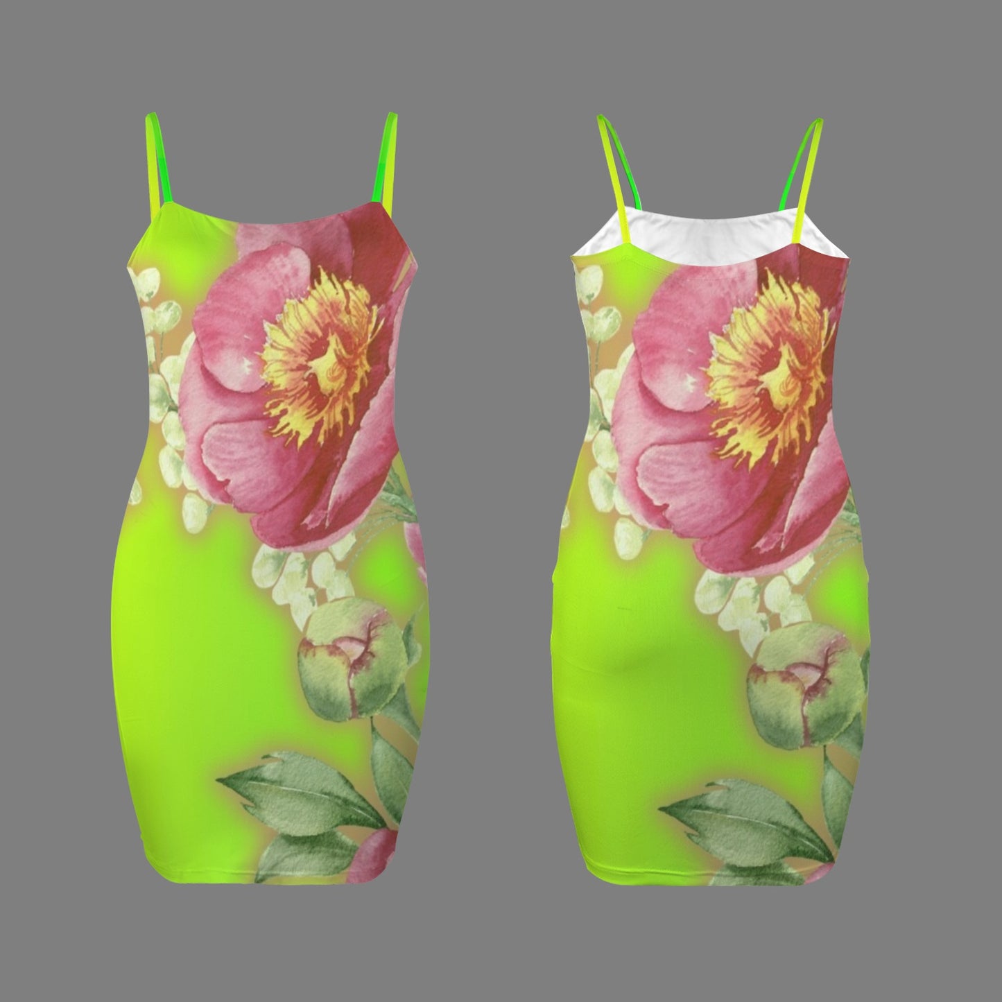 Flink Floral. Cami Bodycon Dress