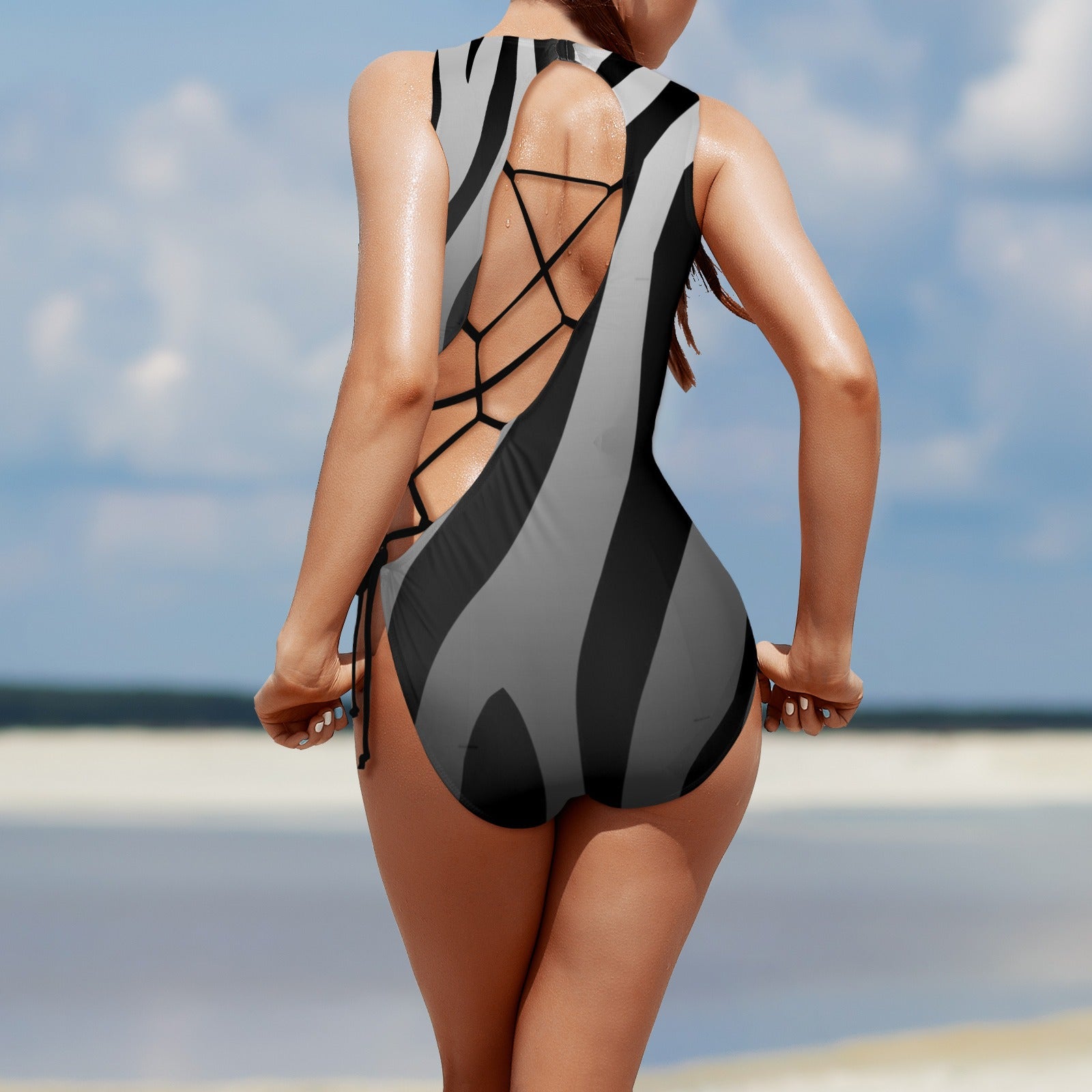 ZeLeebra. One-Piece Swimsuit