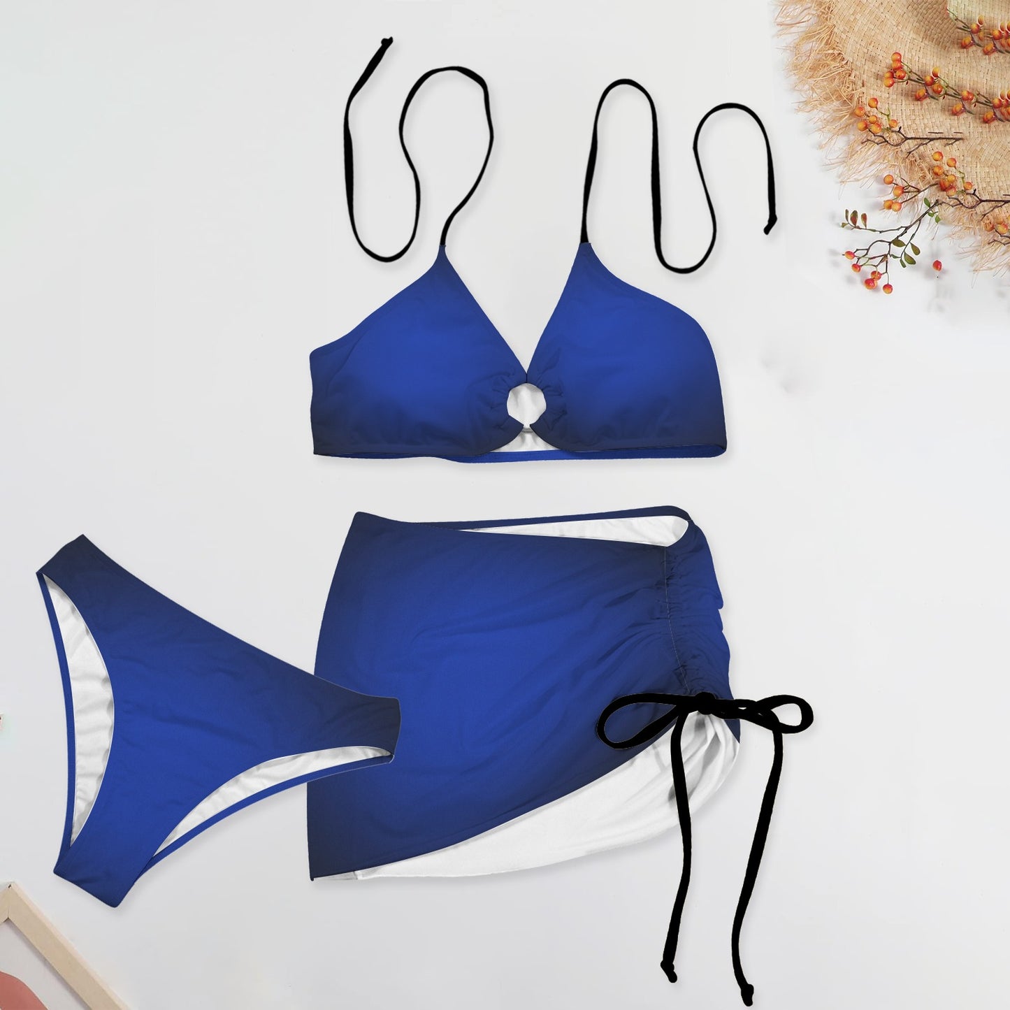 Nexta Blu. Three Piece Swimsuit