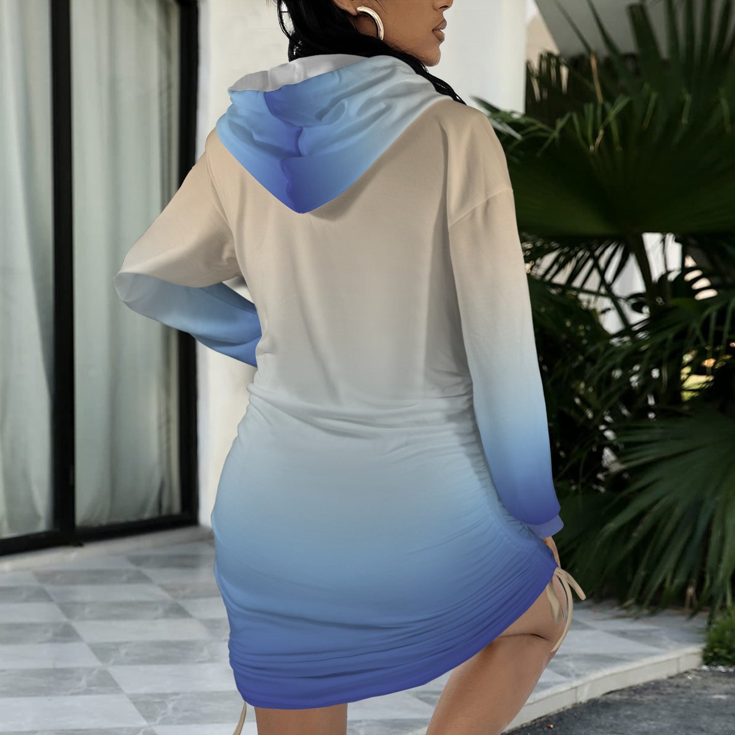 Cambria. Hooded Dress