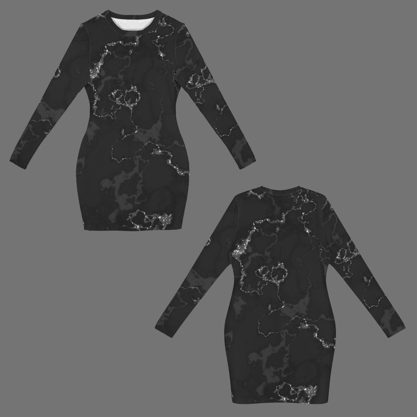 Statta. Long Sleeved Bodycon Dress