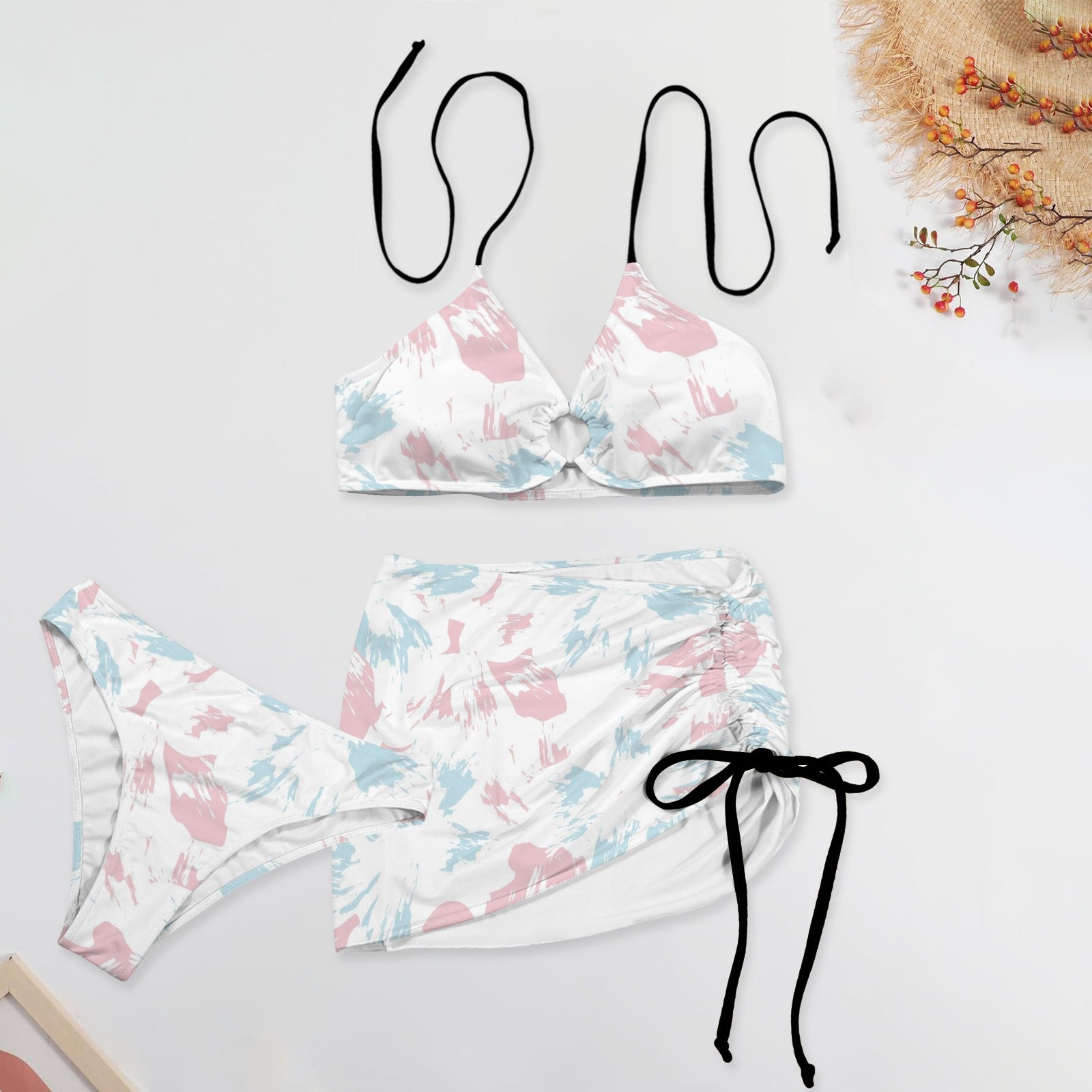 Floraa. Three Piece Swimsuit