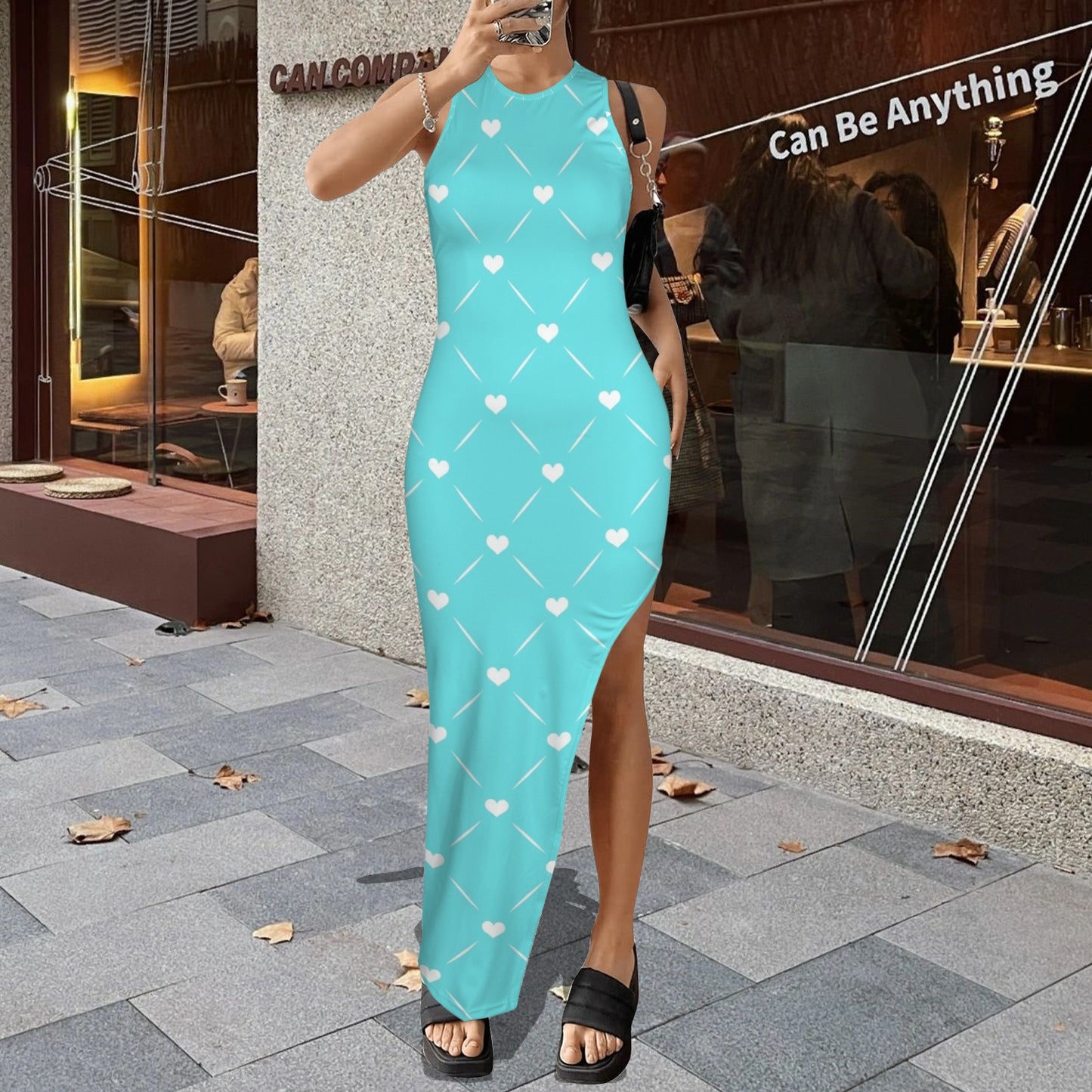 Tru Tiff Blu. Maxi Dress