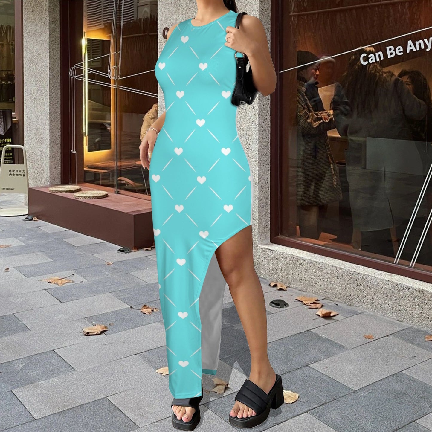 Tru Tiff Blu. Maxi Dress