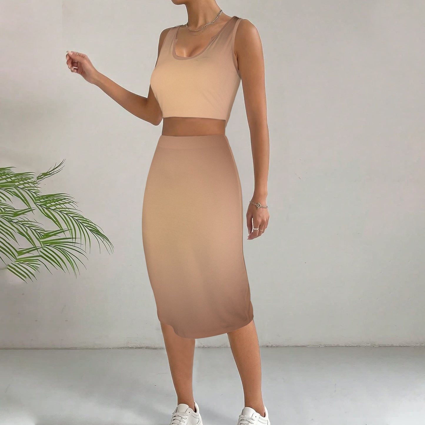 Nu Nude. Skirt Set