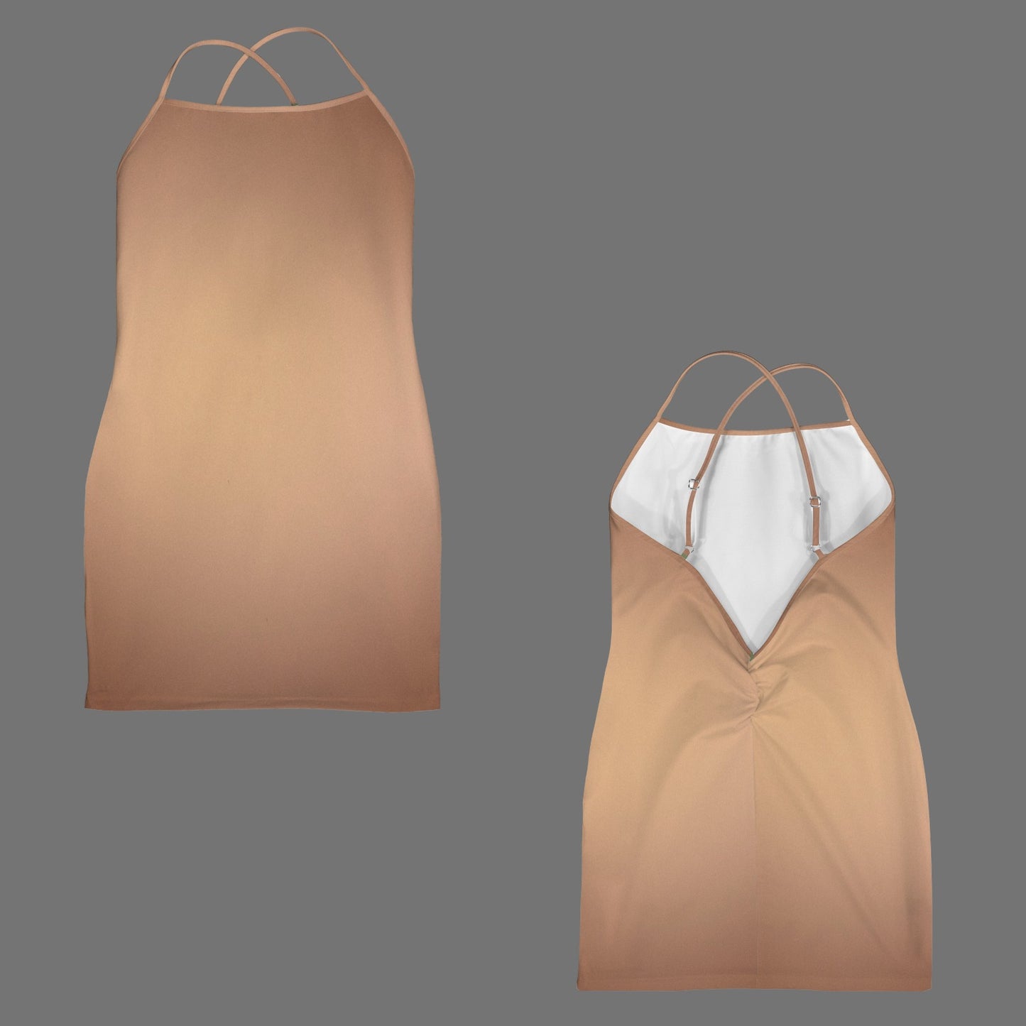 Nu Nude. Backless Cami Dress