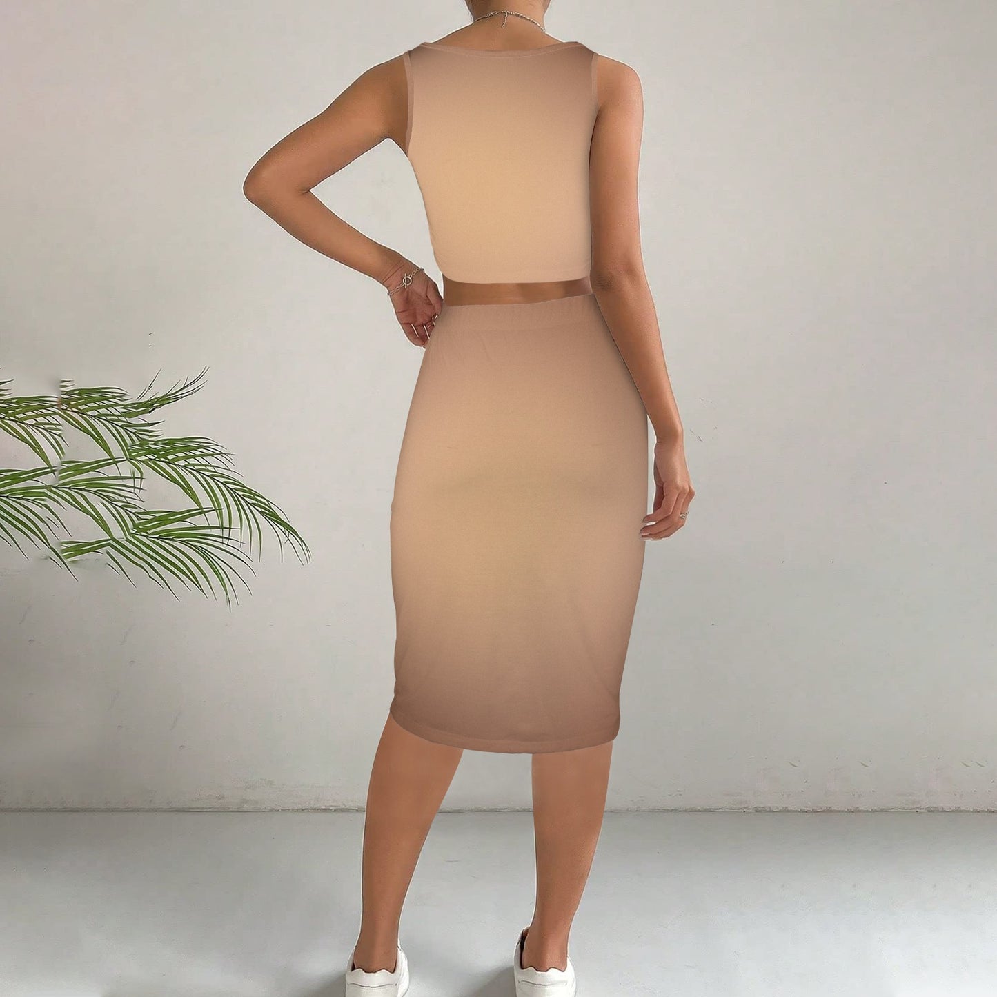 Nu Nude. Skirt Set